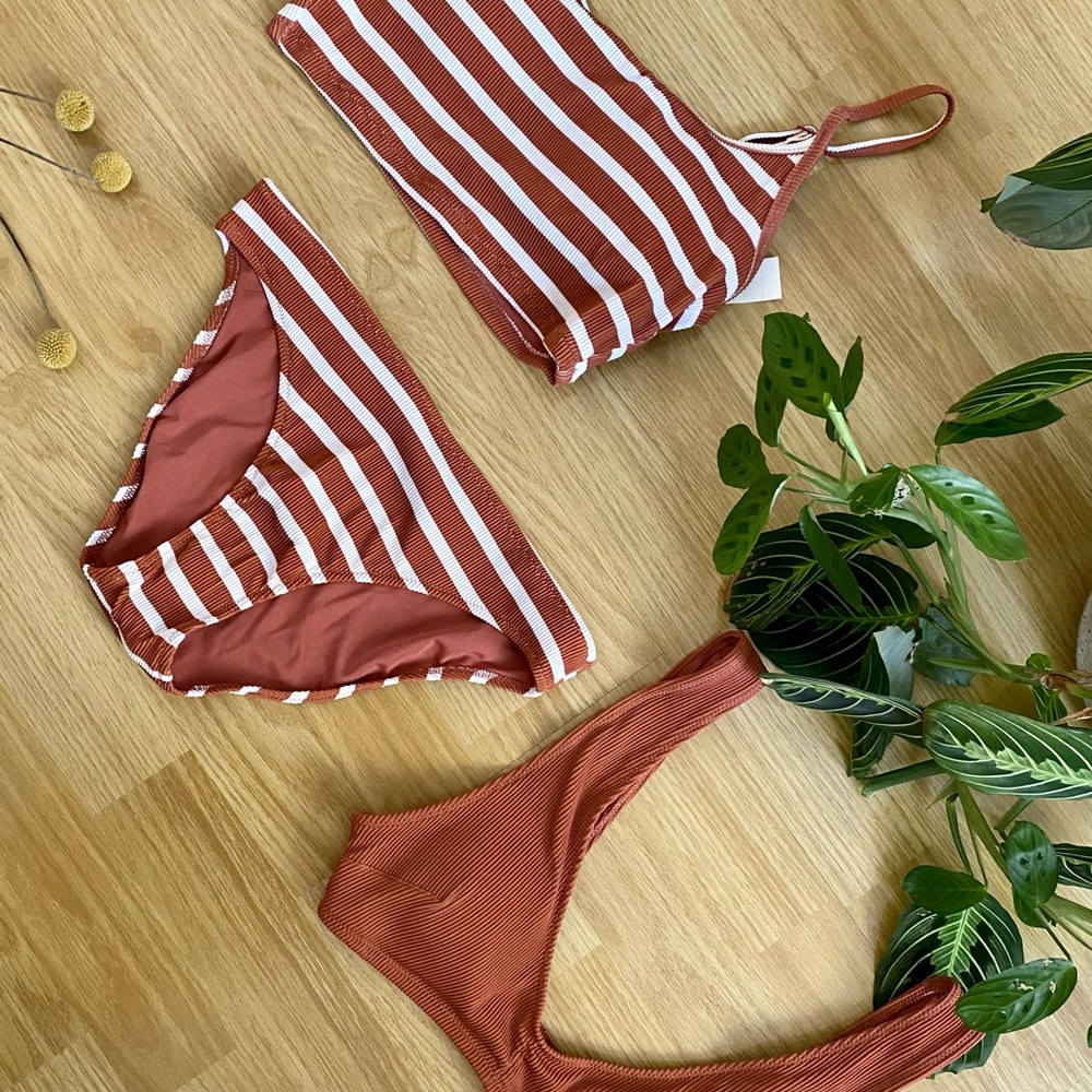 BRAND NEW Aerie swim bikini orange set! 😎🍊